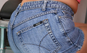 Jeans And Panties 438301 Jeans And Panties Naughty Denim Shorts Girl Flashes Her Colored Sheer Thongpanties
