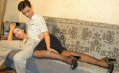 Nylon Passion 442536 Pantyhosed Teen Brunette Gets A Fetish Hardcore Fuck Pretty Pantyhosed Teen Brunette Inga Excites Her Fetish Boyfriend Wearing Black Pantyhose And Rewarded With Hardcore Fuck
