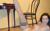 Nylon Passion 442675 Stockings Redhead Teen Poses Stockings Lover Teen Redhead Luiza Tries Her New Tan Stockings And Cannot Help But Take Her Clothes Off And Play
