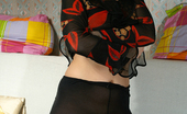 Nylon Passion 442892 Pantyhose Solo Girl Masturbates In Black Pantyhose

