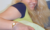 Nylon Passion 442953 Pantyhose Show Blonde Girl In Pantyhose Undresses
