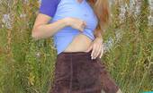 Nylon Passion 443129 Outdoor Strip Posing In Her Pantyhose In The Great Outdoors
