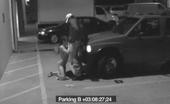 Busted On Film Caught On CCTV While Giving A Blowjob In The Parking Lot Chick Caught On CCTV While Giving A Blowjob
