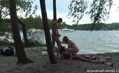 Grandma Friends 444101 Mature Body Invaded By Dick Outdoors There Are Two Horny Young Men Intent On Fucking Her And She Lets Them Have Their Way
