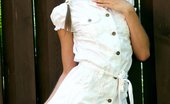 Hanna's Honeypot 444821 Hanna Garden Flash2 Flirty Blonde Teen Smiles As She Strips Naked Outdoor Flirter
