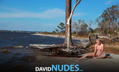 David Nudes 448584 Tatyana Tatyana Shoreline Some Landscapes Can Only Be Improved By A Beautiful Nude Body....
