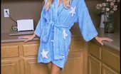 Dream Dolls 449192 Cory Lane Kitchen Romp The Ultimate Dream Doll, Cory Looks Both Cute And Very Sexy In Her Blue Robe With A Girlish Top And Shorts Underneath. As She Disrobes, Her Body Jumps Out At You And Her Smile Melts You With Its Charm. See Her Go From Playful To Pro