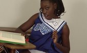 Ebony Candy 449281 Tasty Ebony Babe In Cheerleaders Outfit
