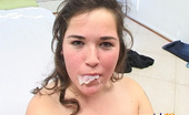 Spanish 18 449731 Abril Adorable Blonde Latina Strokes A Thick Dick And Gets A Warm Facial
