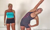 Lesbian Sport Videos 451619 From Sensual Stretching To Rough Lesbian Kisses
