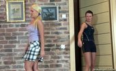Lesbian Sport Videos 451918 Brunette Lesbian Girl Trains A Blonde Flexy Babe
