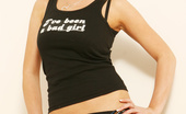 Jessica Cute 453143 Jessica Cute Jessica Strips Out Of Her I'Ve Been A Bad Girl Tank Top
