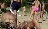 X Nudism 453231 Young Nudist Friends Naked Together At The Beach