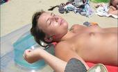 X Nudism 453249 Gorgeous Blonde Russian Nudist Sunbathes Naked
