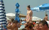 X Nudism 453249 Gorgeous Blonde Russian Nudist Sunbathes Naked
