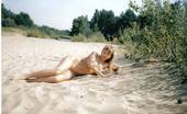 X Nudism 453298 Barely Legal Young Nudist Lays Naked At The Beach

