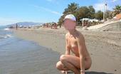 X Nudism 453344 Blonde Russian Nudist Flashes The Cameraman
