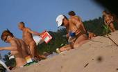 X Nudism Naughty Teen Shows Off Her Privates On The Sand
