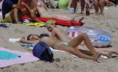 X Nudism 453384 Nude Teen Friends Play Around At A Public Beach
