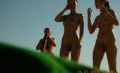 X Nudism Slim Teen With Perky Boobs Naked At A Nudist Beach
