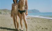 X Nudism 453429 Wild Brunette Teen Dances Nude At A Public Beach
