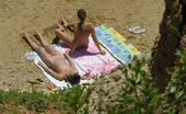 X Nudism 453435 Nude Teen Friends Play Around At A Public Beach
