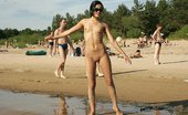 X Nudism 453484 They Can'T Help But Stare At This Slim Nudist Teen
