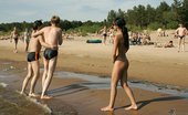 X Nudism They Can'T Help But Stare At This Slim Nudist Teen
