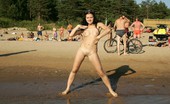X Nudism 453500 This Teen Nudist Has Dance Fever At The Nude Beach
