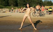 X Nudism This Teen Nudist Has Dance Fever At The Nude Beach
