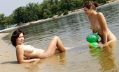 X Nudism 453528 Steaming Hot Teen Nudists Naked At A Public Beach
