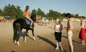 X Nudism 453536 Naked Teen Riding A Horse At The Beach Turns Heads
