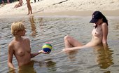 X Nudism 453545 Nudist Beach Brings The Best Out Of Two Hot Teens
