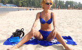 X Nudism 453551 Blonde Russian Nudist Flashes The Cameraman
