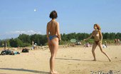 X Nudism 453557 Nudist Beach Shows Off Two Gorgeous Naked Teens
