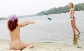 X Nudism 453565 Nudist Girls Have Fun With Each Other At The Beach
