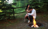 Teen Dorf 456204 Karolina & Kristof The Sun Is Starting To Go Down On The Forest Outside Of Dorf, But This Teen`S Cock Is Starting To Go Up As He Fools Around With This Barely Legal Nympho Near The Campfire.
