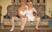 Grannies Fucked 458171 Sexy Grannies Striptease Naughty Grannies Francesca And Erlene Posing For The Camera And Stripping Off Their Clothes
