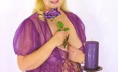 Grannies Fucked 458211 Grannies Fucked 11 Blonde Plump Granny Poses In Purple Nightie
