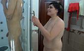 Stunning Matures 460751 Stephanie & Gerhard Naked Big Breasted Mommy Joins A Younger Guy In The Shower For A Wet Fuck
