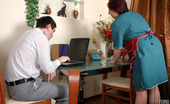 Matures and Pantyhose 461629 Victoria & Vitas Nasty Mature French Maid In Full-Fashioned Tights Having Time For Screwing

