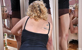 Matures and Pantyhose 461757 Susanna & Morris Blonde Mature Babe In Black Control Top Pantyhose Gives A Warming-Up Legjob
