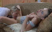 Licksonic 461968 Kitty & Dolly Doll-Faced Gal Spreads Her Legs Aching For New Sensations In Lez Making Out
