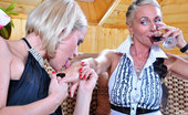 Licksonic 462380 Susanna & Ninette Two Hot Blondes Have A Drink And Begin Licking Their Way To Moist Vaginas
