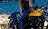 Met Art 462805 Met Art Segera Lorena B Enjoys The Sunshine While Posing Nude On Her Motorcycle Lorena B Luca Helios Segera
