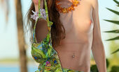 Met Art Met Art Bythe Wearing A Matching Tropical Print Bikini, Nicole K Makes The Perfect Company For Your Erotic Paradise Getaway. Nicole K Antonio Clemens Bythe

