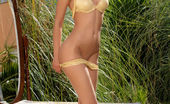 Met Art 463595 Met Art Lytebe Sultry Miela A Poses In Her Gold Yellow Brassiere With Matching Lace Panty That Compliment Her Sunkissed Skin Tone And Slender Body. Miela A Luca Helios Lytebe
