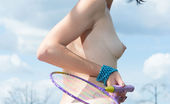 Amour Angels 466061 Amour Angels Play Tennis Stunning Skinny Teen Plays Around With Her Body On The Lap Of Nature With The Blue Sky Complimenting Her Beauty.
