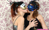 Ladies Kiss Ladies 467505 Sophia & Marion Lewd Lesbian Babes In Masks Spicing Up The Party With Vigorous Muff-Diving Ladies Kiss Ladies
