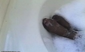 Nylon Fetish Videos 468154 Taking The Plunge A Stocking-Clad Blonde Is Up To Her Tits In Water For Some Sexy Bathtub Play Nylon Fetish Videos
